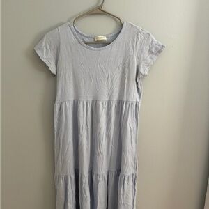 See You Monday Sky Blue Midi Dress